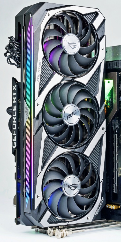 ROG STRIX RTX 3060 Ti O8G GAMING 顯示卡開箱測試報告/ 1080P 光追戰