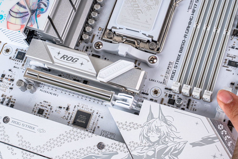 能打能撩！ROG STRIX B850-A GAMING WIFI7 S NEO 開箱測試/ 吹雪主題塗