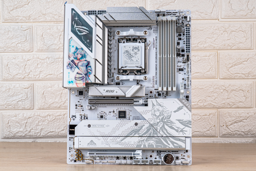 能打能撩！ROG STRIX B850-A GAMING WIFI7 S NEO 開箱測試/ 吹雪主題塗
