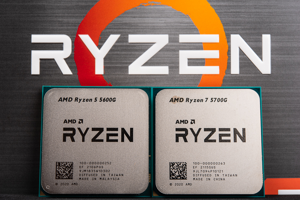 久等了！AMD Ryzen 5700G、5600G 測試報告/ Zen 3 搭Vega 最強遊戲內顯