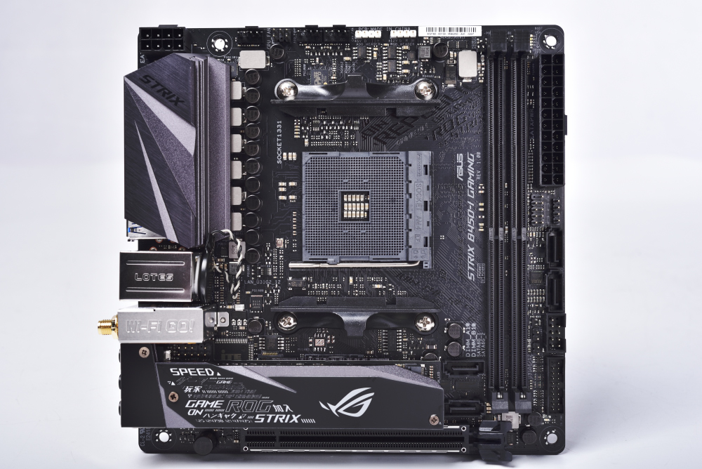 ASUS ROG STRIX B450-I GAMING 主機板開箱測試/ 主流B450 再戰iTX-ASUS