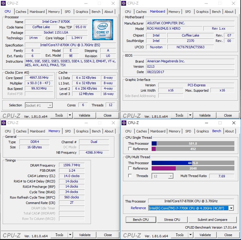 Intel i7-8700K 最終動作確認半年前それ以降未確認の為不動品 - PCパーツ
