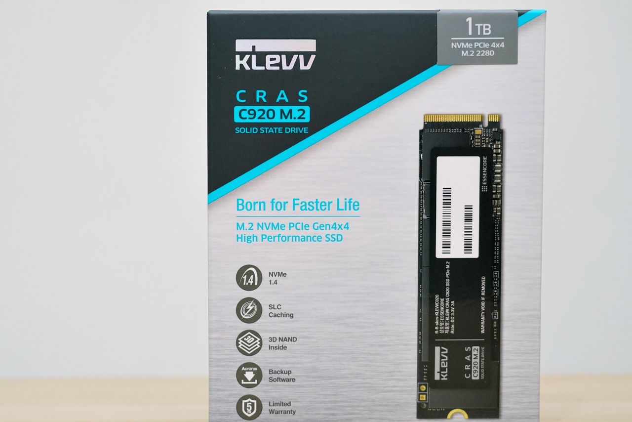 KLEVV 科賦 CRAS C920 NVMe M.2 SSD 1TB 享受Gen4滿檔飆速 5年保上乘之選 - 4